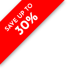 save up to 30% tag