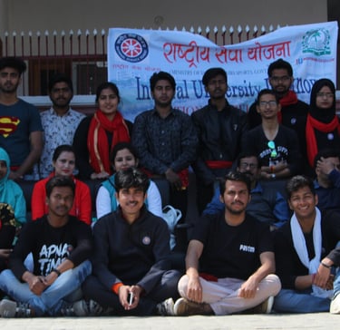 Kaif Abbas Leading NSS Camp at Integral University, Lucknow