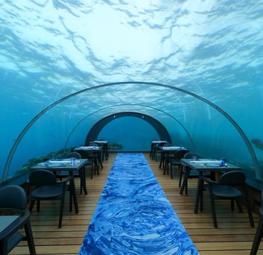 restaurant sous-marin maldives