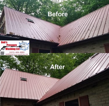 Roof wash in Bean Station, Tn 37708 near me by Bobs Pressure Washing LLC in Bulls Gap, Tn 37711 3