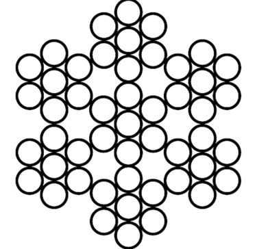 cavo di acciaio 7x7