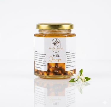 Miel d'oranger naturel certifié ONSSA - sommeil et anxiété - Bienfaits Sunnah
