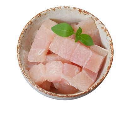 Basa fillet cube