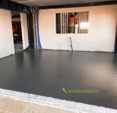Isolatie uitvulling schuimbeton
