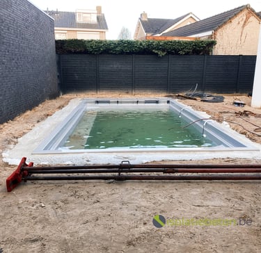 aanvullen isolatie zwembaden schuimbeton