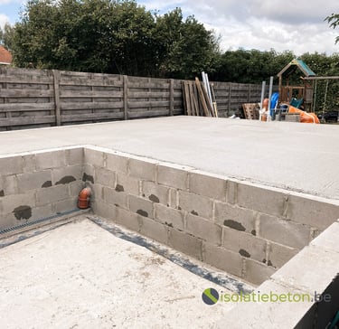 fundering terras schuimbeton