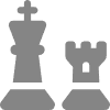 pièces d'échecs roi et tour