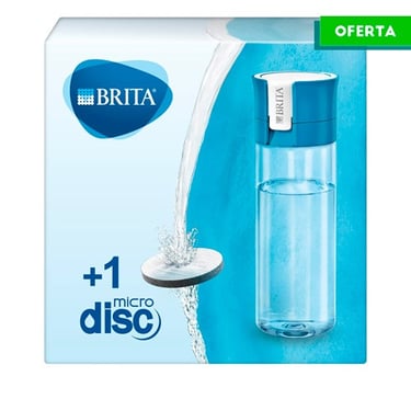 botellas purificadoras brita azul