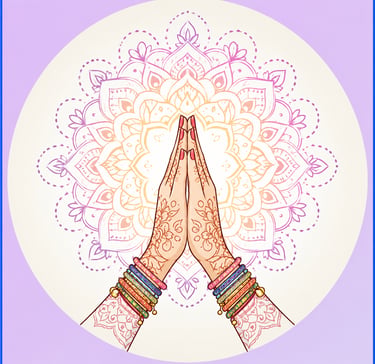 Namaste is hello in Hindi
