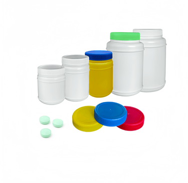 plastic pill bottles