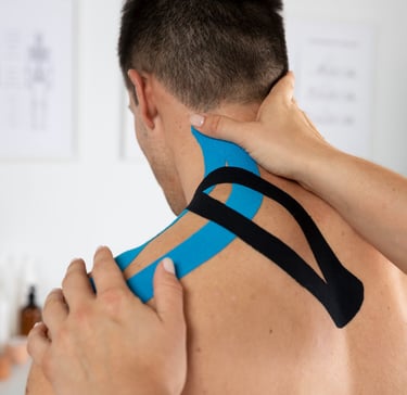 Bande adhésive neuromusculaire