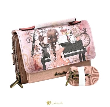 sac sweet candy fille piano vintage rose