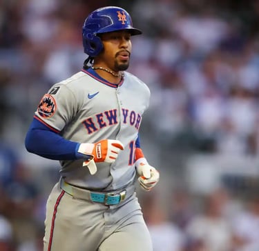 Francisco Lindor pictured as a New York Met in 2025