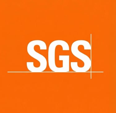 Official SGS inspection and verification company logo
