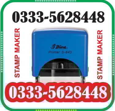Rubber Stamp Maker in G9, Rubber Stamp maker in Islamabad, Rubber stamp maker in Rawalpindi