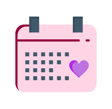 weekly planner, calendrier, agenda mariage