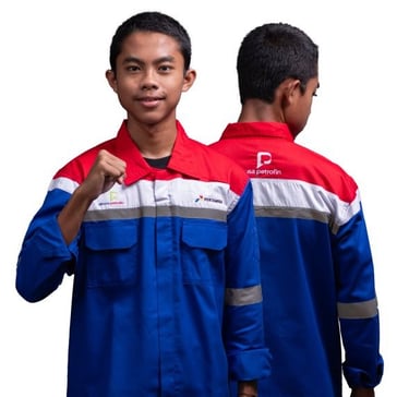 kemeja pertamina petrofin konveksi pekanbaru