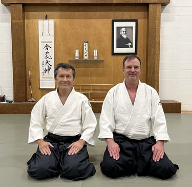 Mark Sensei with his Tomohiro Ishikawa 2023