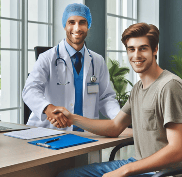 Patient returned for planned surgery