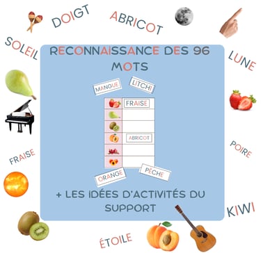 reconnaissance des mots