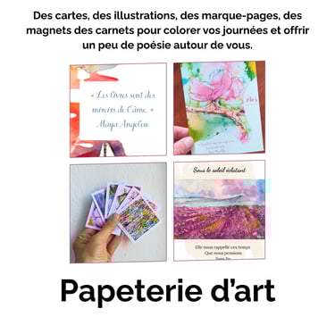cartes papeterie marque page magnet