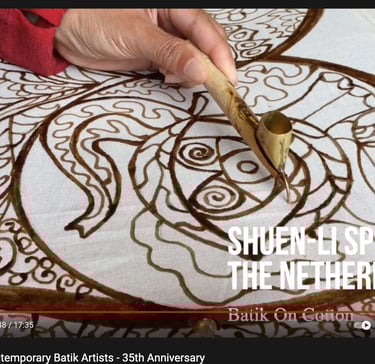 The Batik Guild, Batik Guild 35th Anniversary, Contemporary Batik Artists, Shuen-Li Spirit