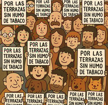 Tabaco y hostelería: sorprendente apoyo a las terrazas libres de humo