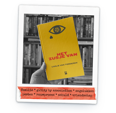 Polaroid boek 'Het zusje van' van Carlie van Tongeren