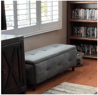 ottoman in room