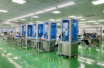 a factory floor plan of a factory floor plan