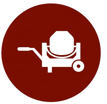 Construction Concrete Mixer Icon