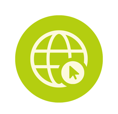 Website icon representing SEO and web design services