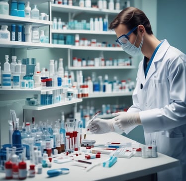 A friendly healthcare professional holding a clipboard, ready to assist with home sample collection.