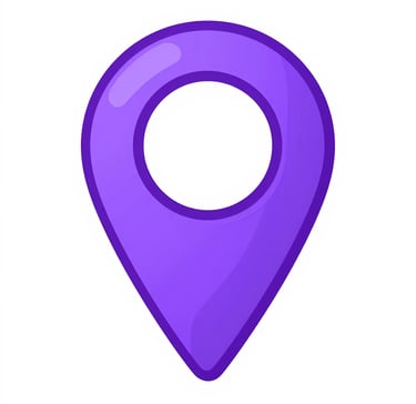 Purple human brain illustration icon on a white background representing mental health and neurology.