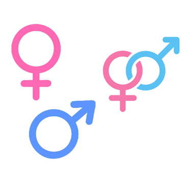 symbole fille garcon unisexe