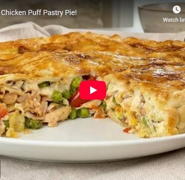 Come fare la torta salata di pollo e verdure