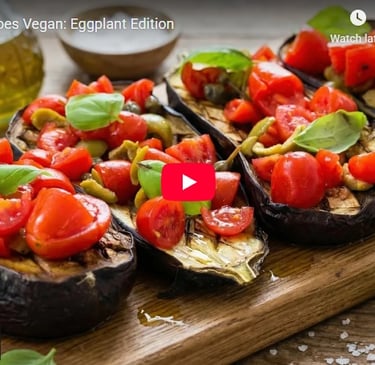 Video ricetta bruschetta di melanzane