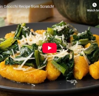 Gnocchi di zucca fatti in casa video