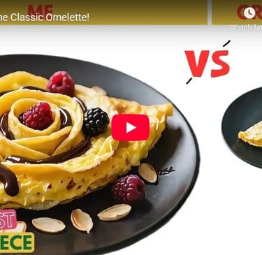 Video ricetta come fare omelette proteica