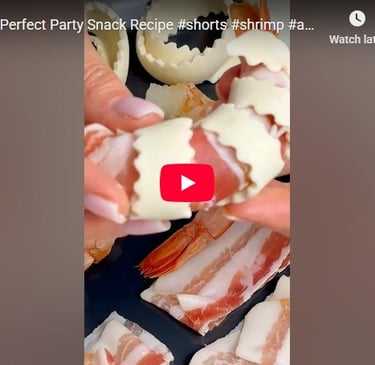 Video ricetta come fare bocconcini di gamberi