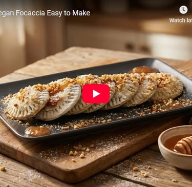 Focaccia dolce senza glutine e vegana