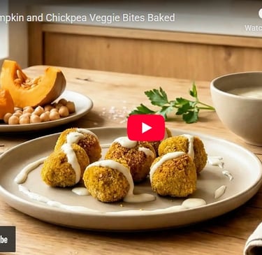 Polpette vegan con zucca e ceci