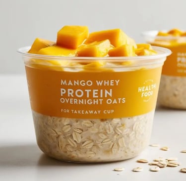 Overnight Oats Protéine Mangue