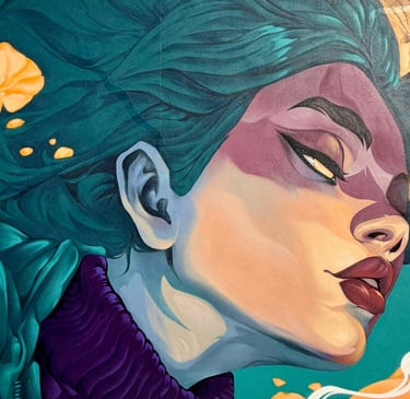 Emerge - arte público en Fort Lauderdale, muralismo, street art, arte urbano por Ona Salvador