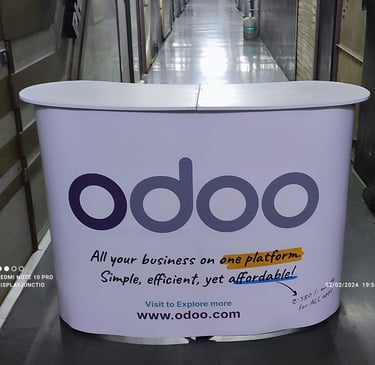 Curved Reception Table