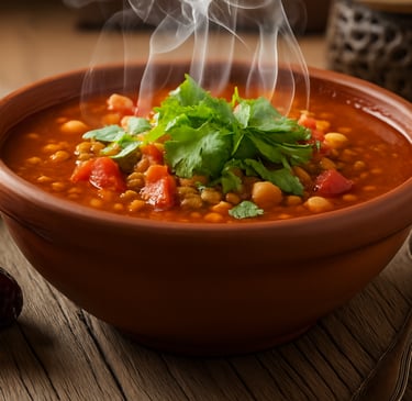 authentic Moroccan harira soup