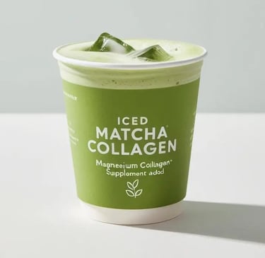 Matcha Latte Frappé Collagène Magnesium 