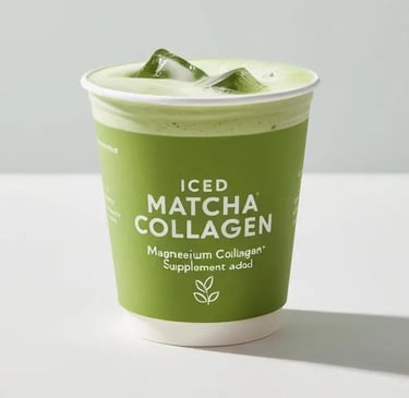 Matcha Latte Frappé Collagène Magnesium 