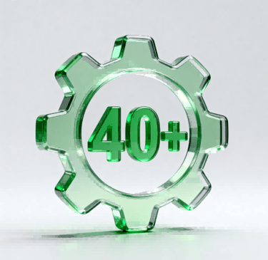 Icon representing King Fly's 40+ years of proven manufacturing expertise.