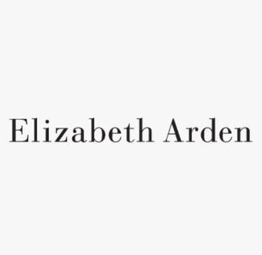 Logo of Elizabeth Arden, a global beauty brand whose standards are met by King Fly.